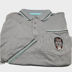 Fright Rags THEY LIVE Golf Polo Shirt Embroidered Zombies Sz XL New